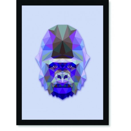 Quadro Poster Pop Art Gorila
