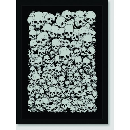 Quadro Poster Pop Art Caveiras