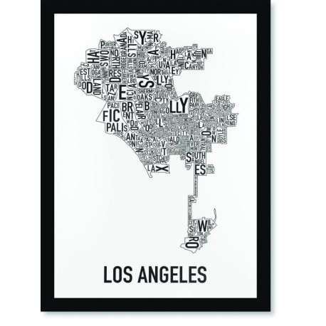 Quadro Poster Pop Art Los Angeles